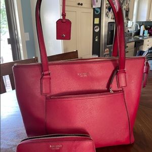 Authentic Kate Spade Bag with matching wallet